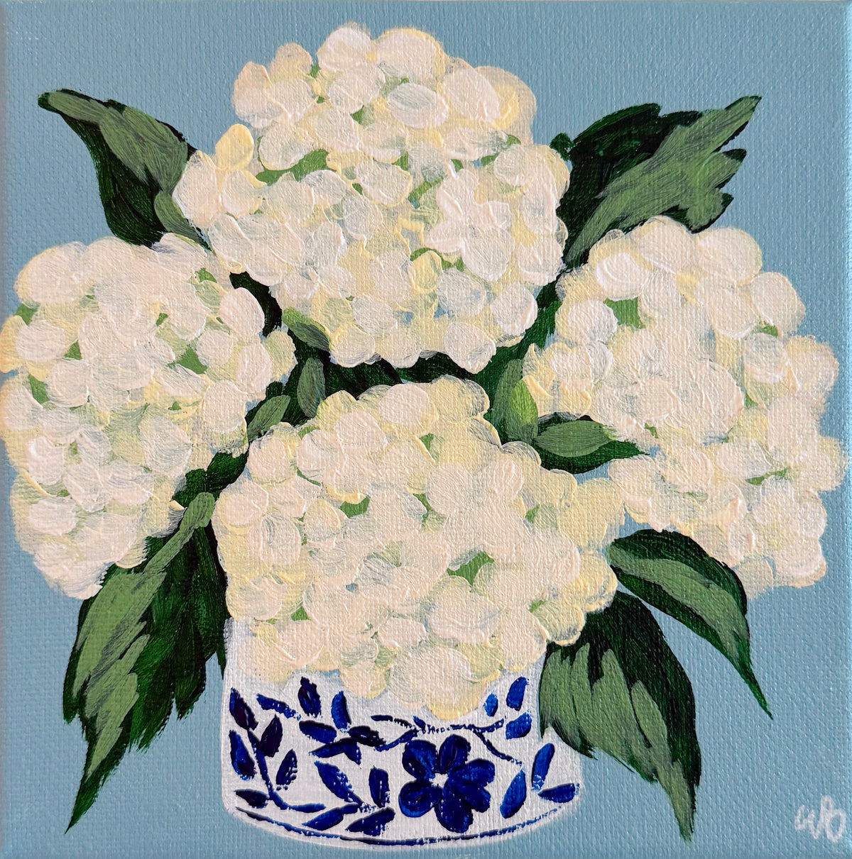 White Hydrangeas