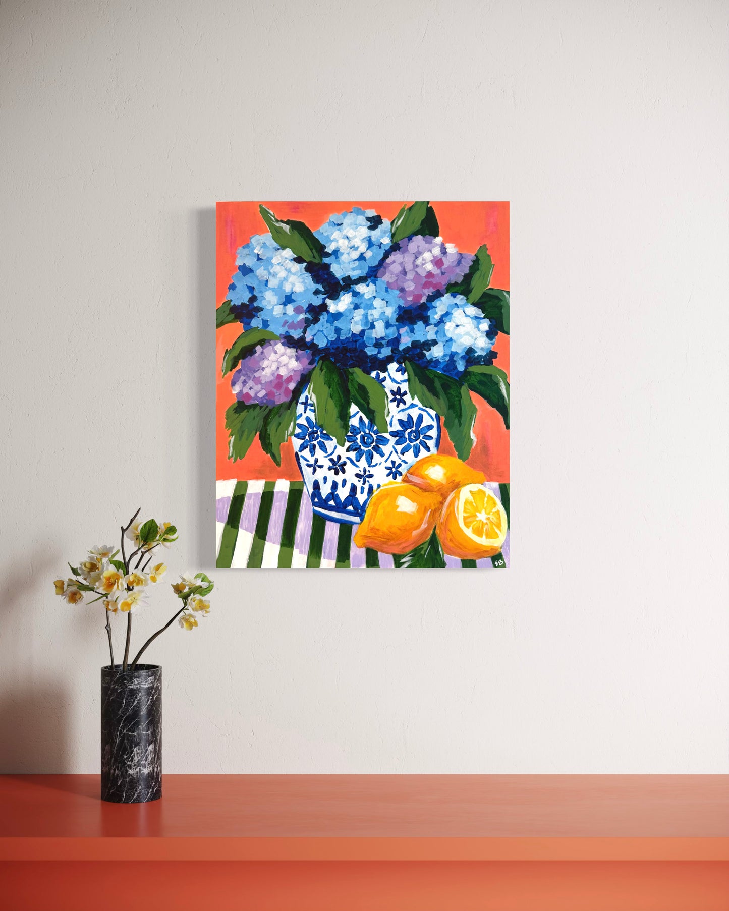 Hydrangea Season 16x20"