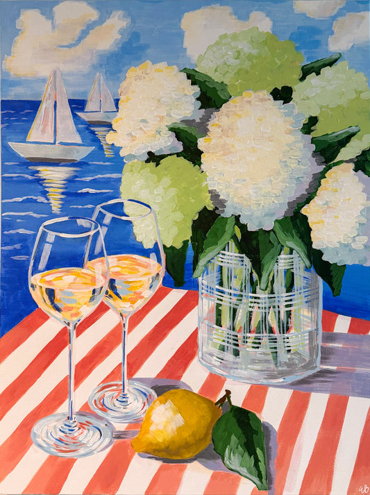 Hydrangeas By The Sea